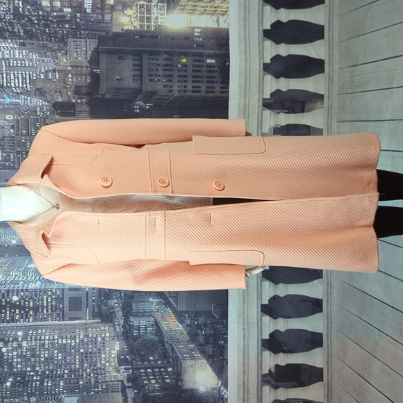 Jonathan Michael sz 8 Stunning Vintage Lined Wool Blend Tailored Look Coat - Picture 6 of 8